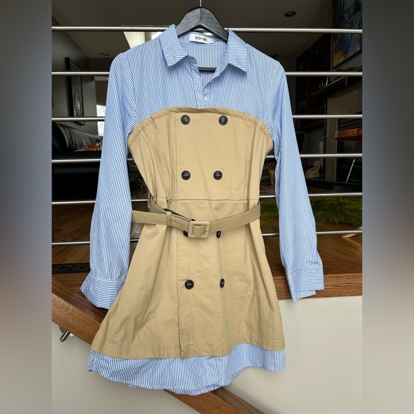 Trench dress. So flattering. So unique. - Picture 1 of 4